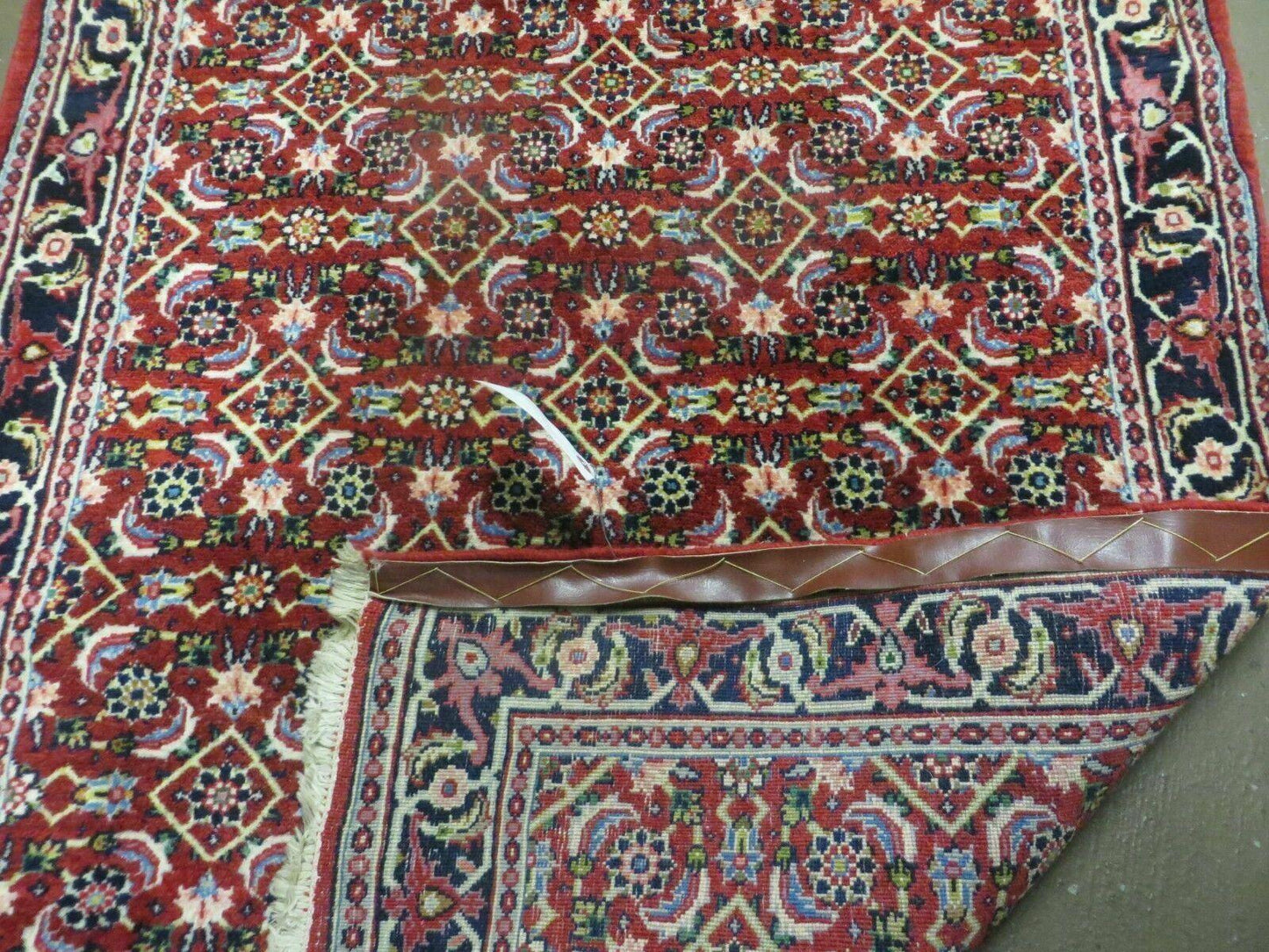 3' X 5' Handmade Knotted Indian Amritsar Floral Oriental Wool Red Rug Organic Nice - Nuvé