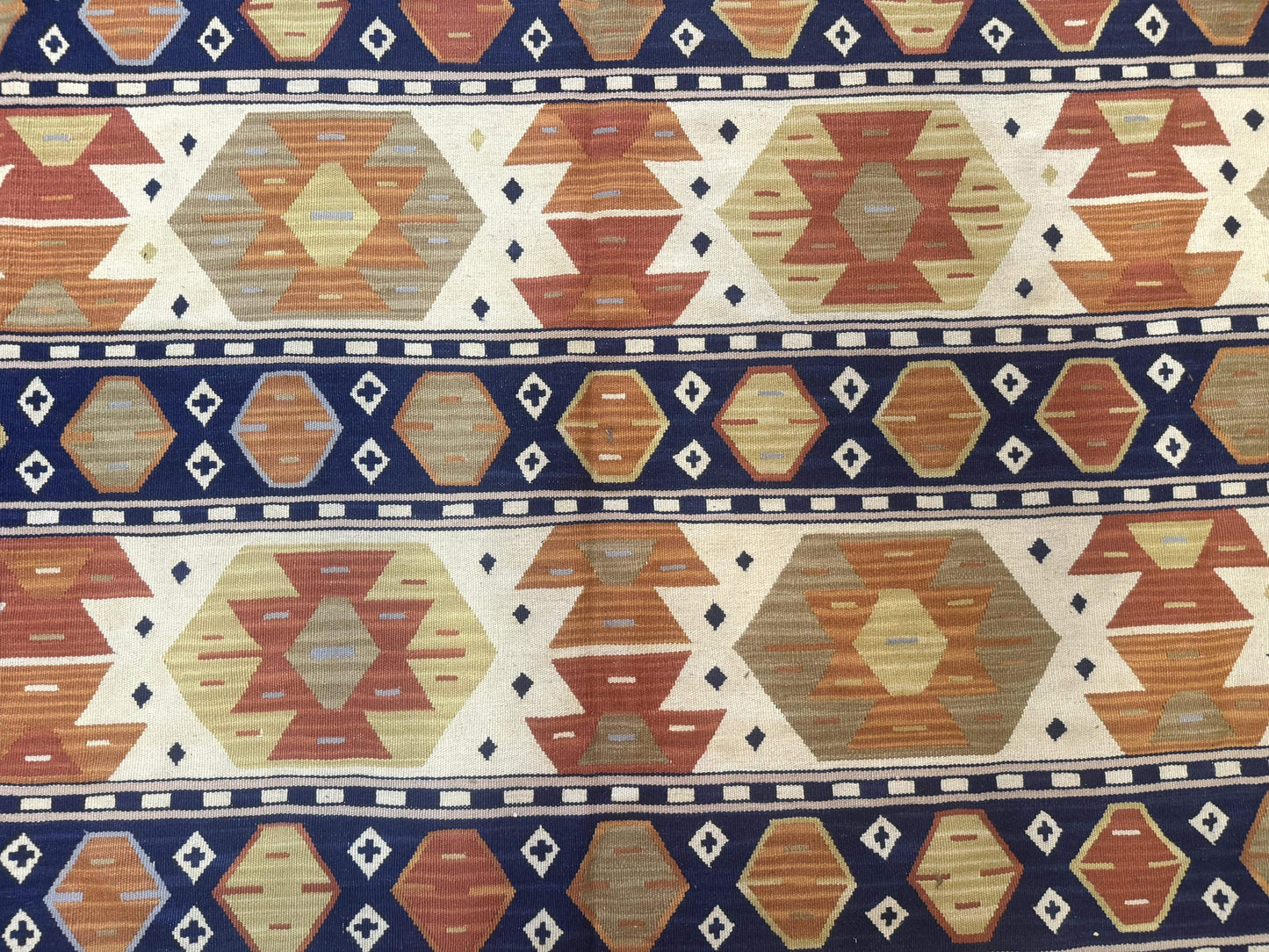 Turkish Kilim Rug 8x11, Handmade, Wool, Nourison Rug - Nuvé