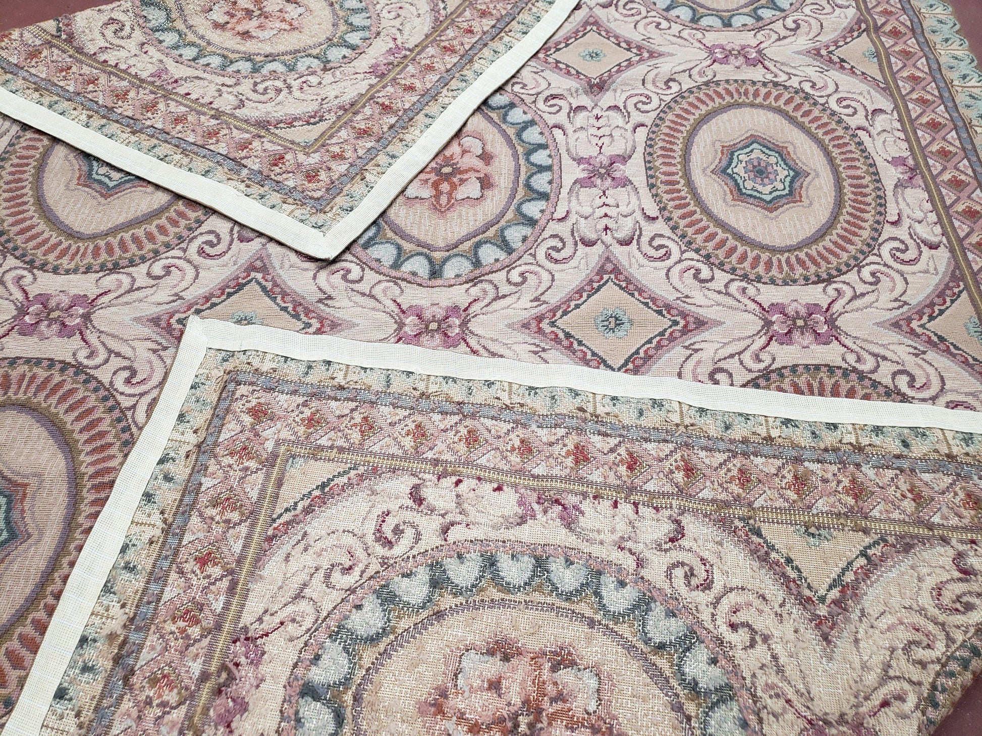 New Needlepoint Rug, 6x9 Needlepoint Carpet, Flatweave Rug, Vicotorian French European English Decor, Elegant Rug for Living Room, Handmade - Nuvé