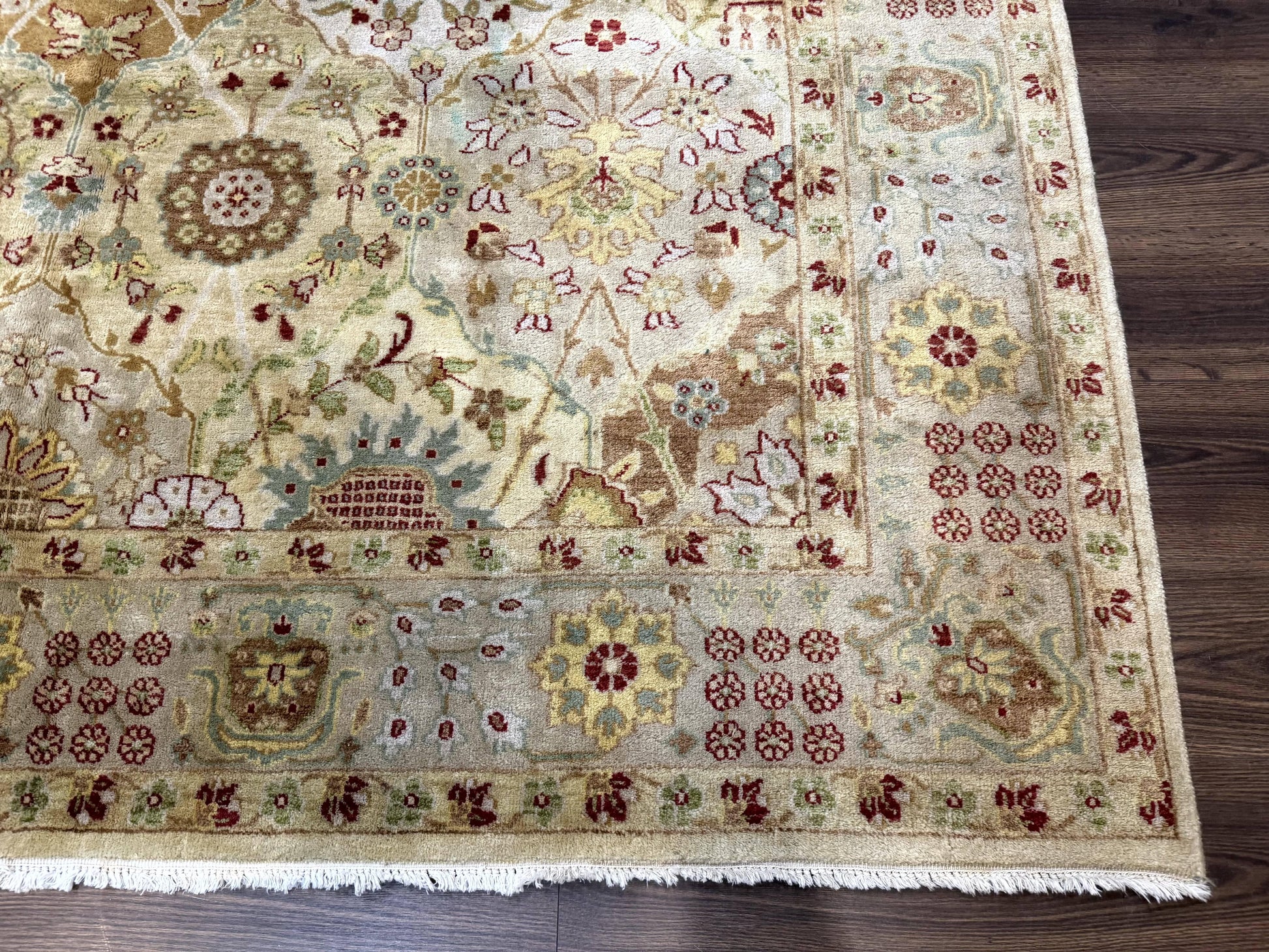 Indo Persian Rug 8x10, Indian Rug, Soft Wool Rug, Oushak Style Rug, Handmade Rug - Nuvé