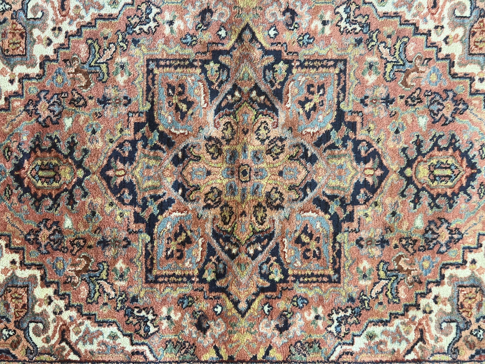 Karastan Rug 4x6, Karastan Heriz #726, Wool Pile Karastan Area Rug, Rare Hard to Find, Original 700 Series Vintage Discontinued Rug - Nuvé