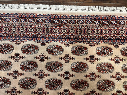 Karastan Rug 8.2 x 11.6 Beige Bokhara, Wool Pile, Vintage Discontinued Karastan Area Rug, Belgium Power Loomed Rug - Nuvé