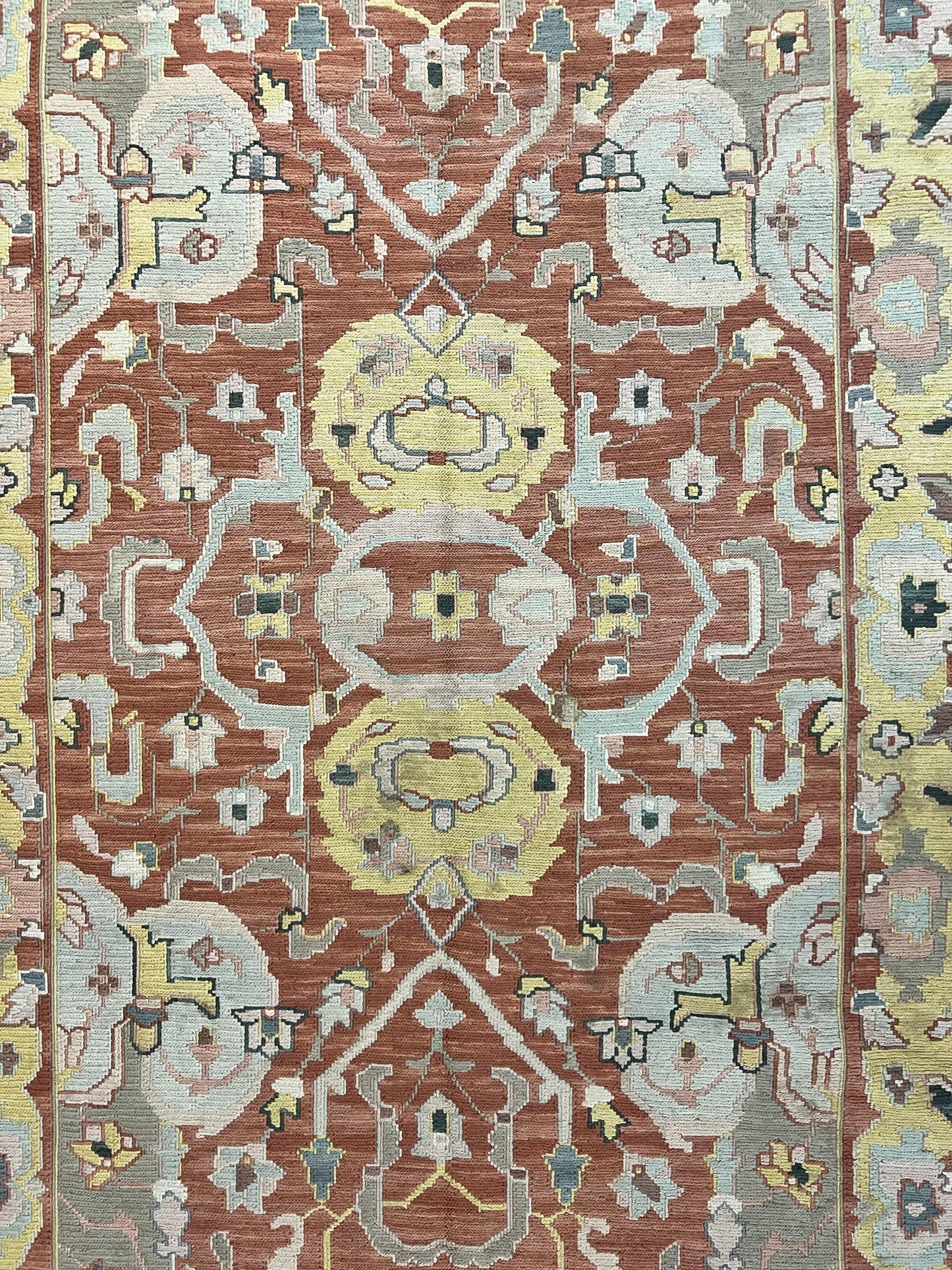 Turkish Flatweave Kilim Rug 4x6, Geometric Wool Handmade Carpet, Vintage - Nuvé