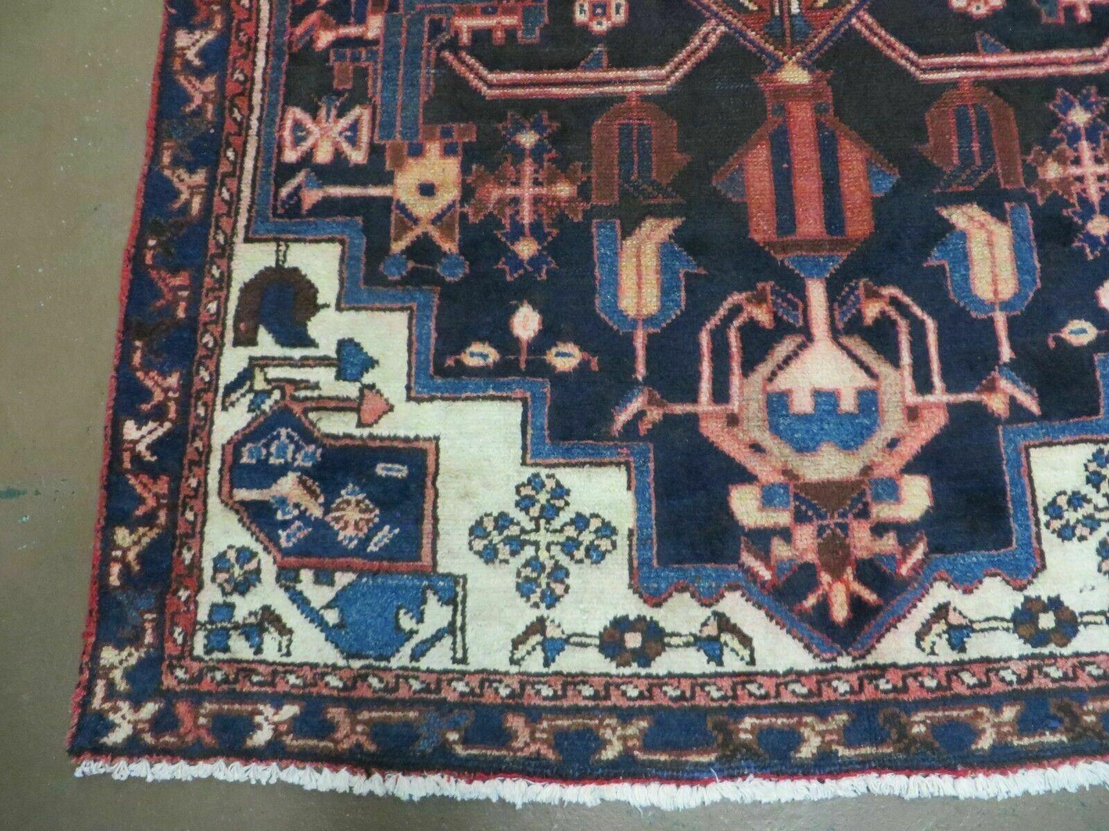 4' X 7' Antique 1920 Handmade Turkish Anatolian Wool Rug Veg Dye Nice - Nuvé