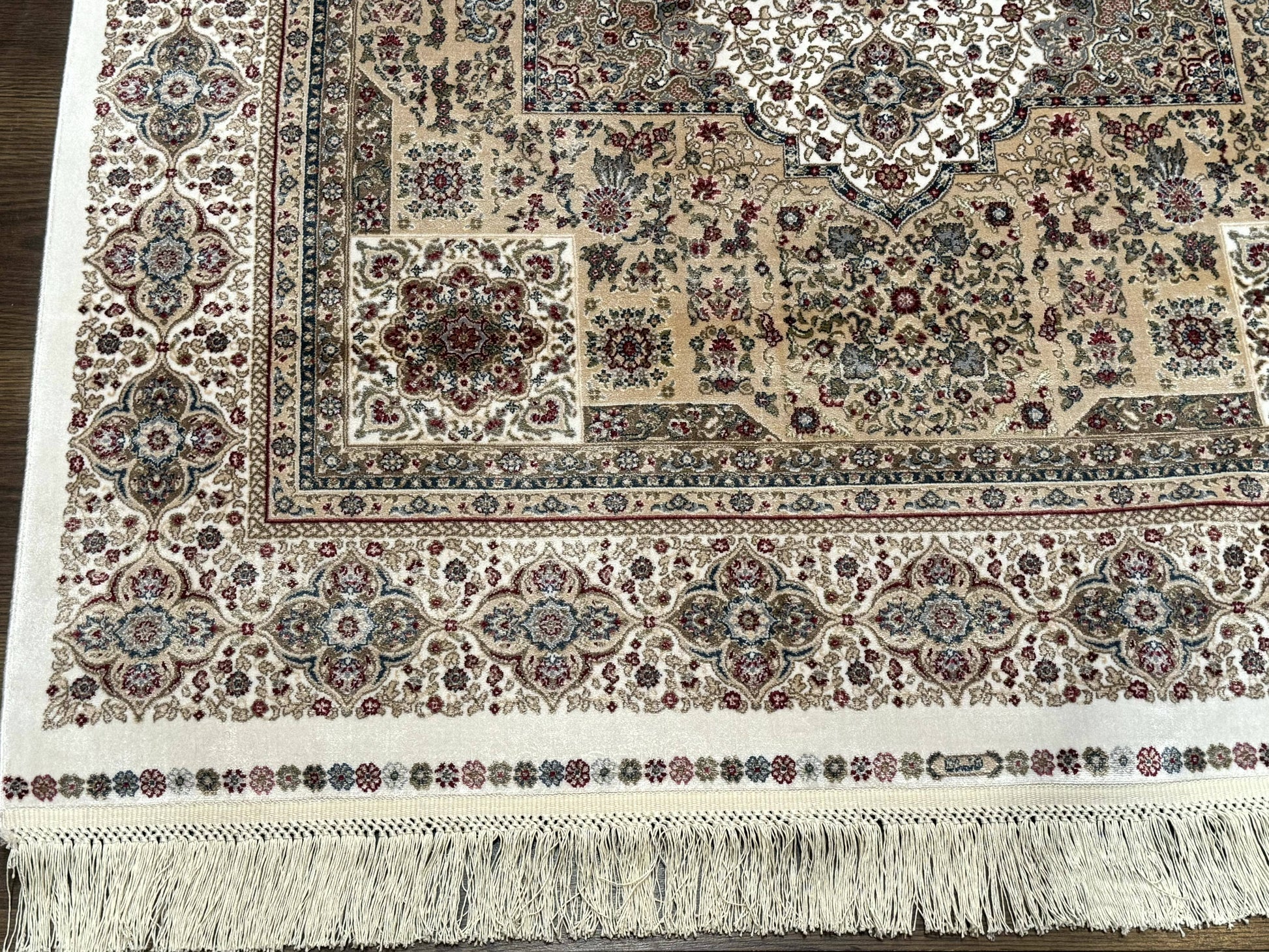 Turkish Memluk Silk Rug 4x6, Hereke Carpet, Bamboo Silk, New - Nuvé