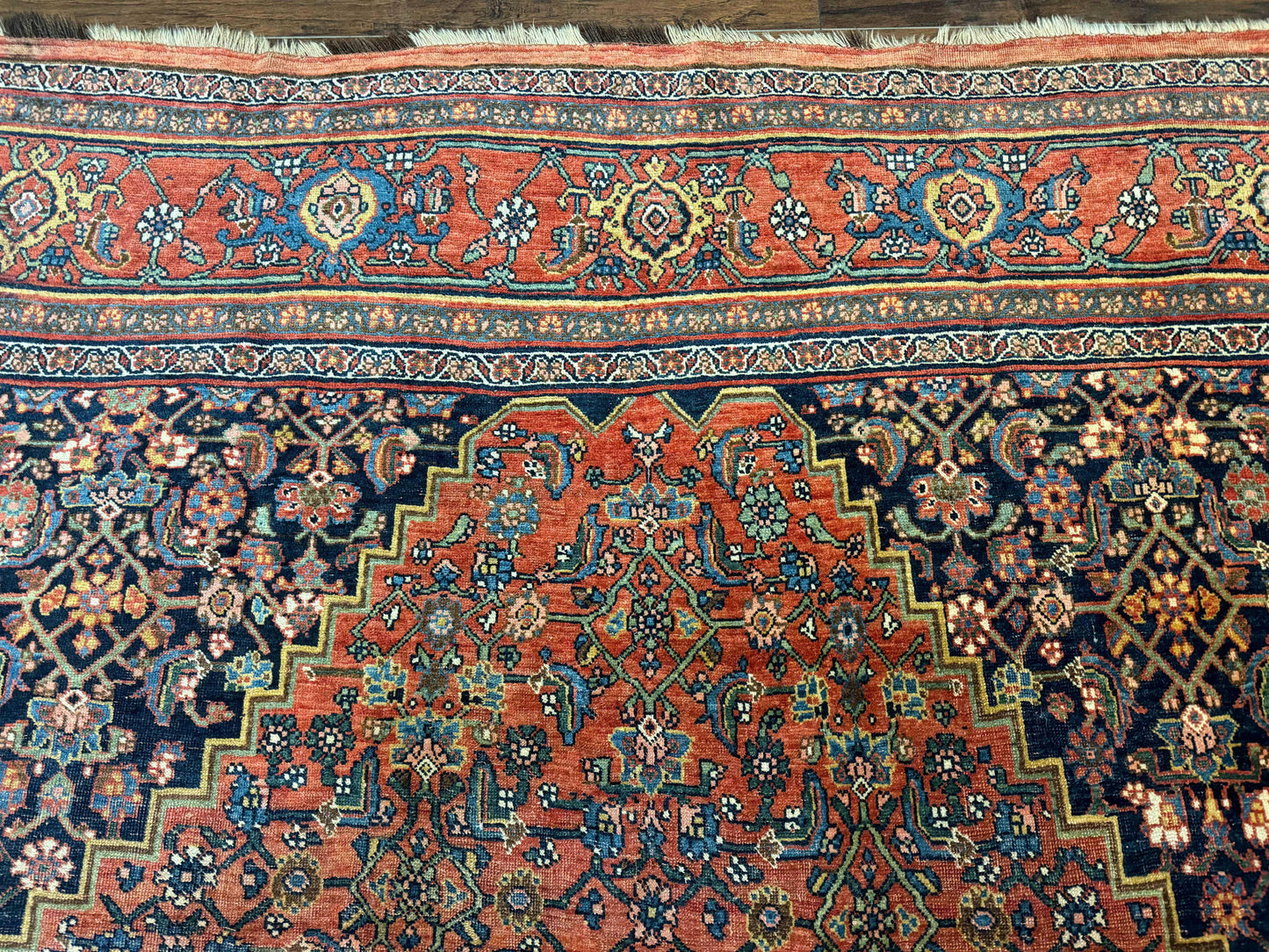 Antique Persian Bidjar Rug 8x12, Rare Persian Carpet - Nuvé