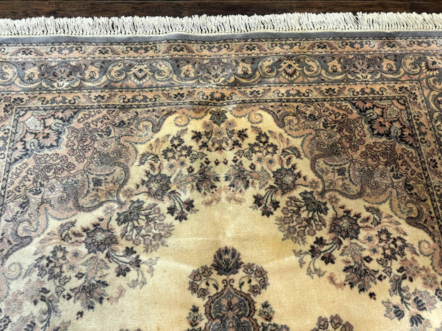 Belgium Power Loomed Wool Rug 6.9 x 9.6, Vintage Oriental Carpet - Nuvé