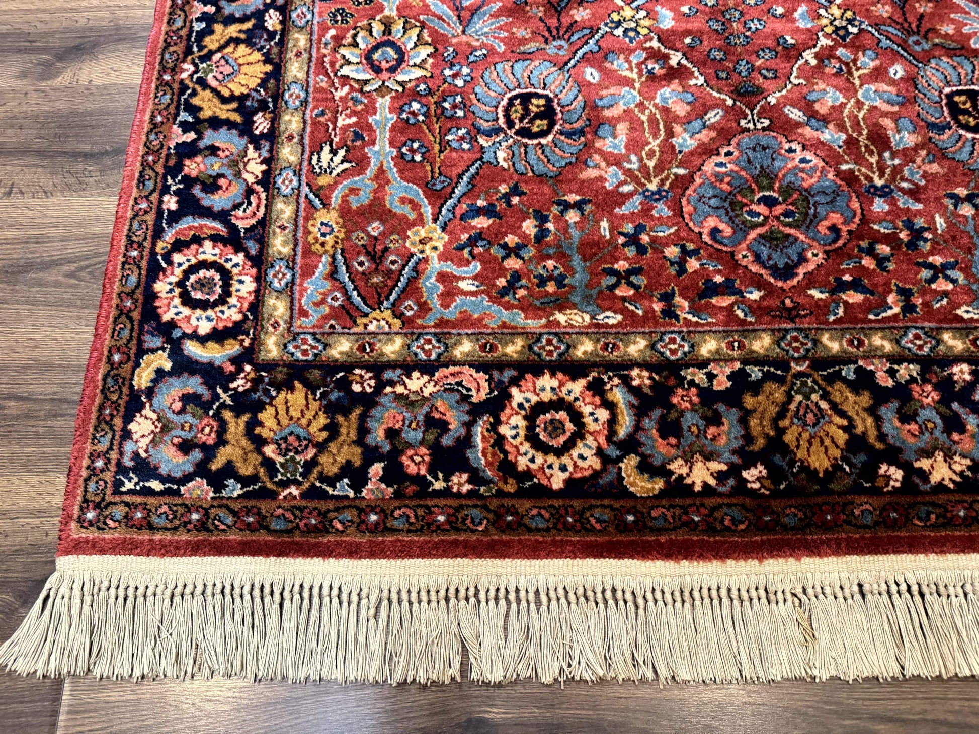 5.9 x 9 Karastan Rug Ispahan #766, Vintage Wool Discontinued Original 700 Series - Nuvé
