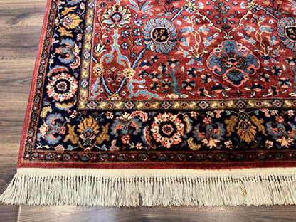 5.9 x 9 Karastan Rug Ispahan #766, Vintage Wool Discontinued Original 700 Series - Nuvé