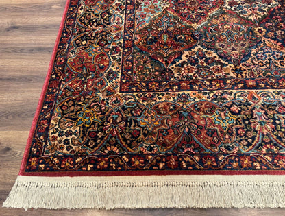 Karastan Rug 8.8 x 10.6, Multicolor Panel Kirman Rug #717, Wool - Nuvé