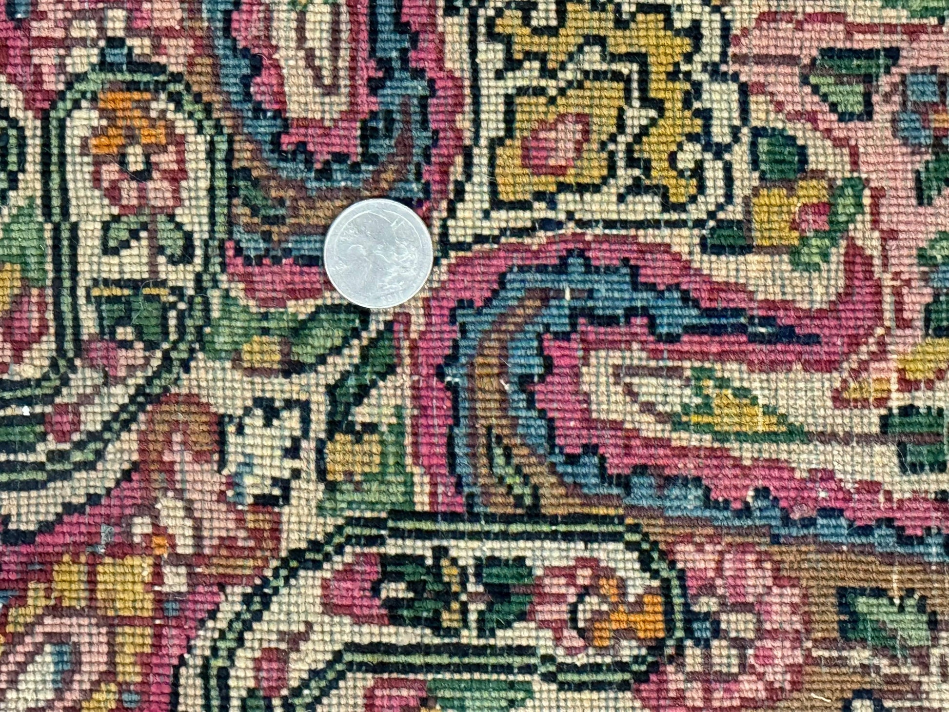 Rare Antique Persian Kerman Lavar Rug 9x12, Boteh Paisley Design - Nuvé