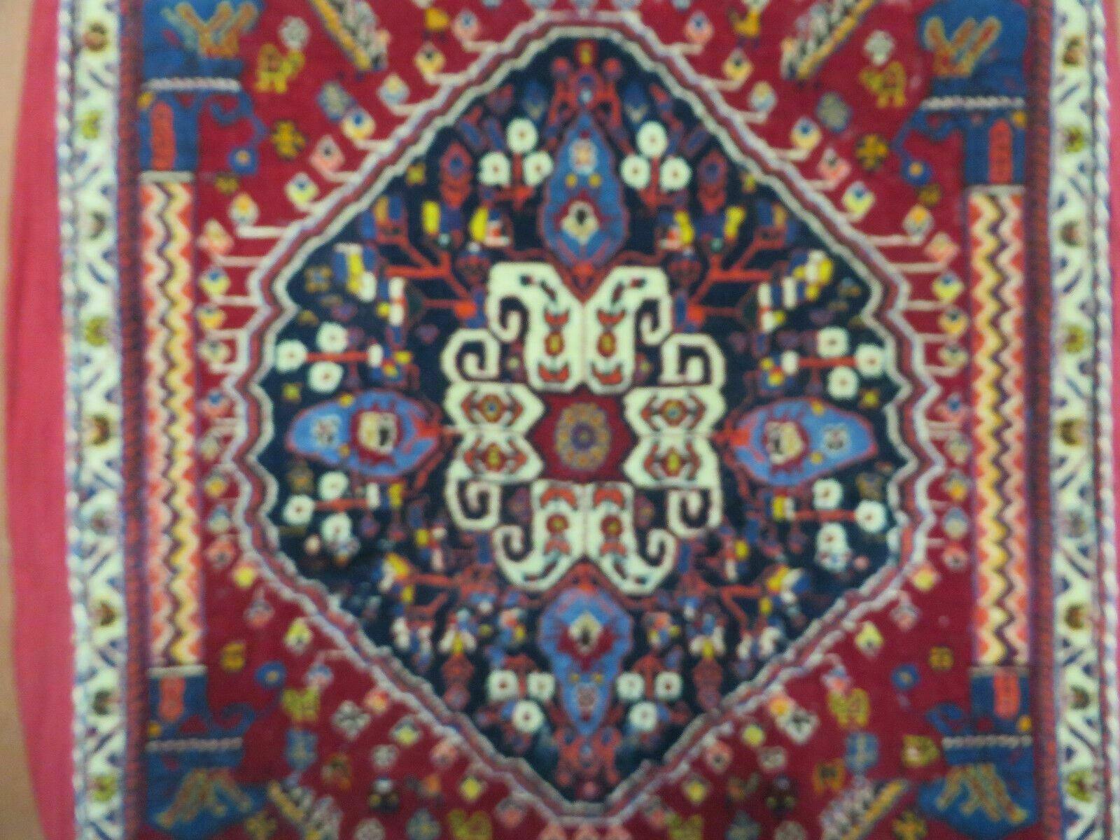 2'X 4' Antique Handmade Turkish Floral Oriental Wool Rug Pillow Case Cushion - Nuvé