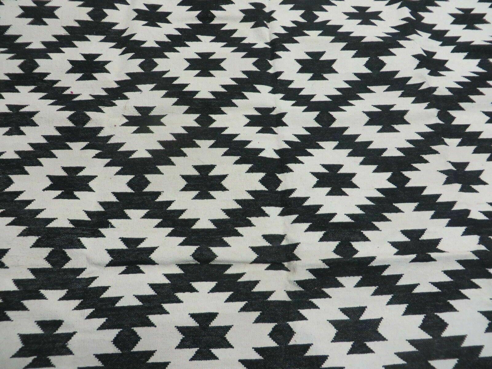 4' X 6' Hand Woven Wool Rug Contemporary Kilim Dhurrie Modern Oriental Area Rug - Nuvé