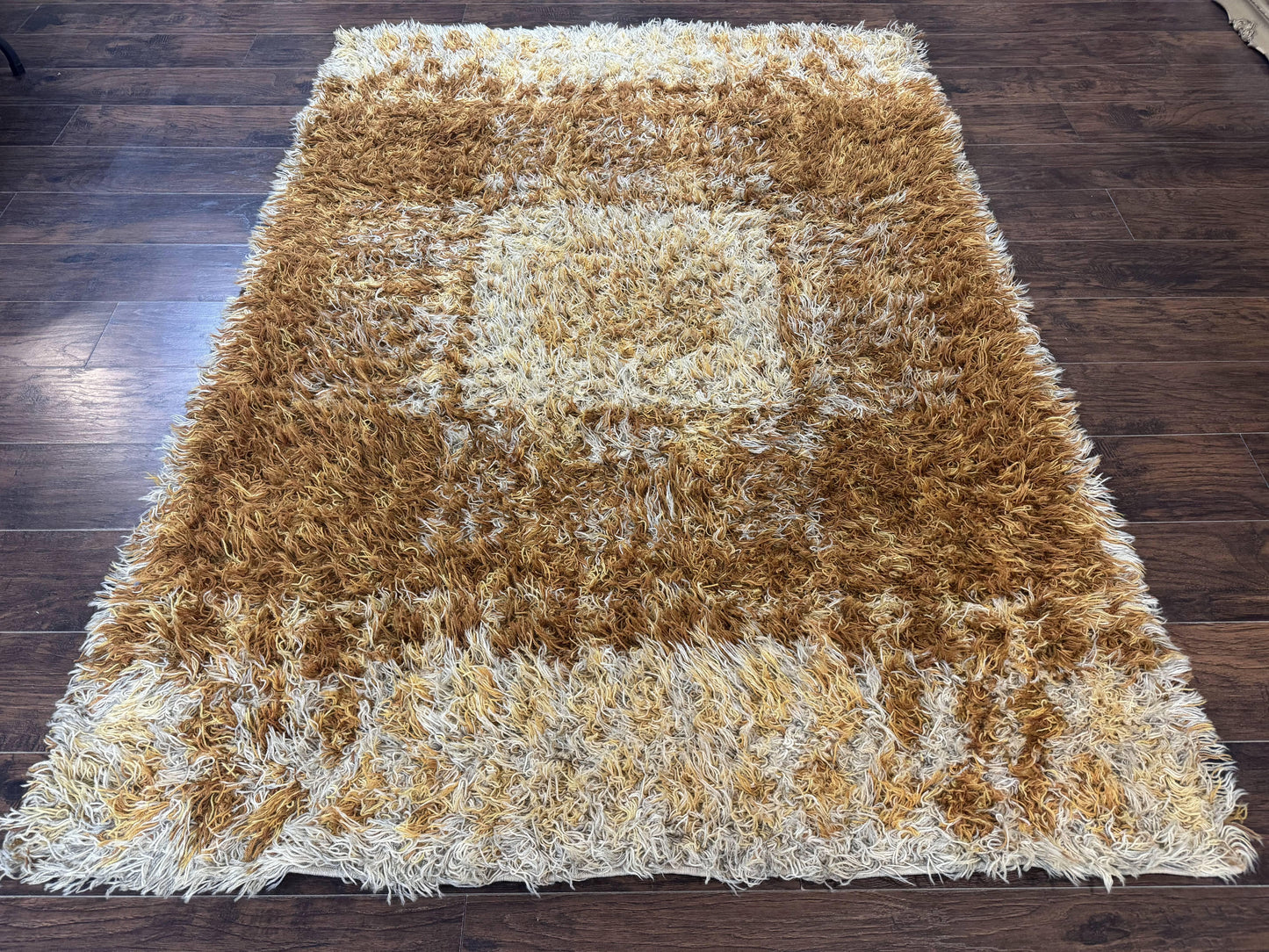 Vintage Rya Shag Rug 5.5 x 7.7 - Nuvé