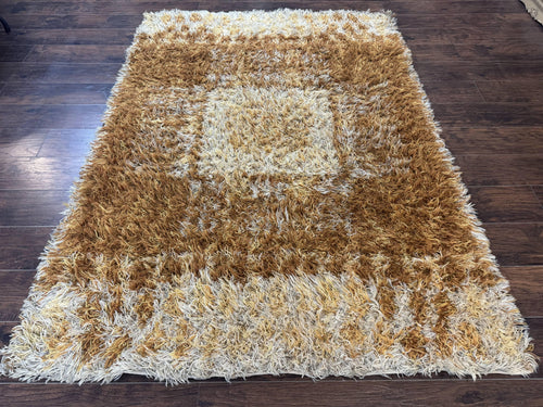 Vintage Rya Shag Rug 5.5 x 7.7 - Nuvé