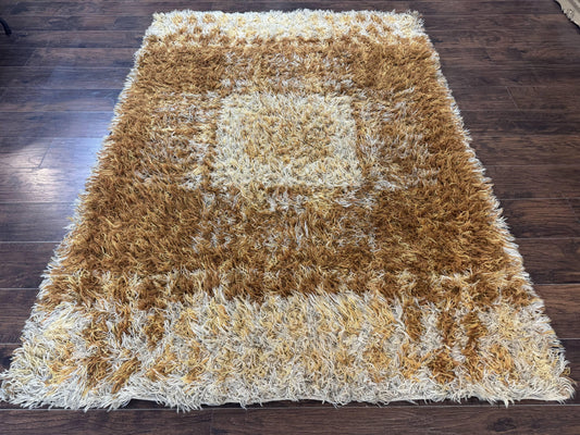 Vintage Rya Shag Rug 5.5 x 7.7 - Nuvé