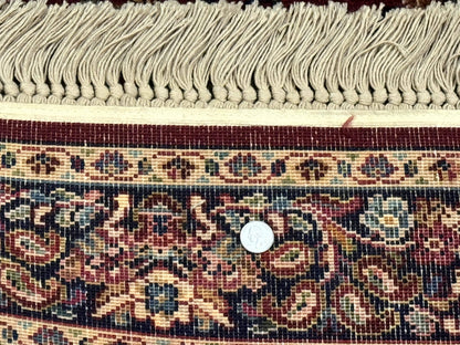 4x6 Karastan Rug Red Sarouk #785, Wool Pile Original 700 Series, Vintage Discontinued - Nuvé