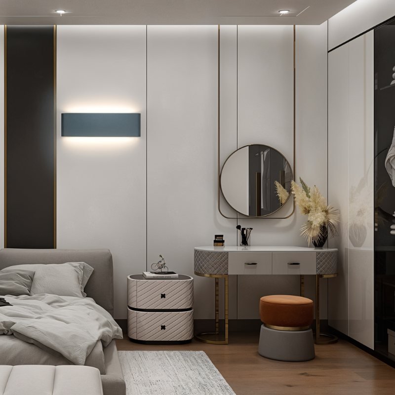 Femi wall lamp by Residence Supply featuring a sleek modern design with a metal finish and adjustable arm for versatile lighting.