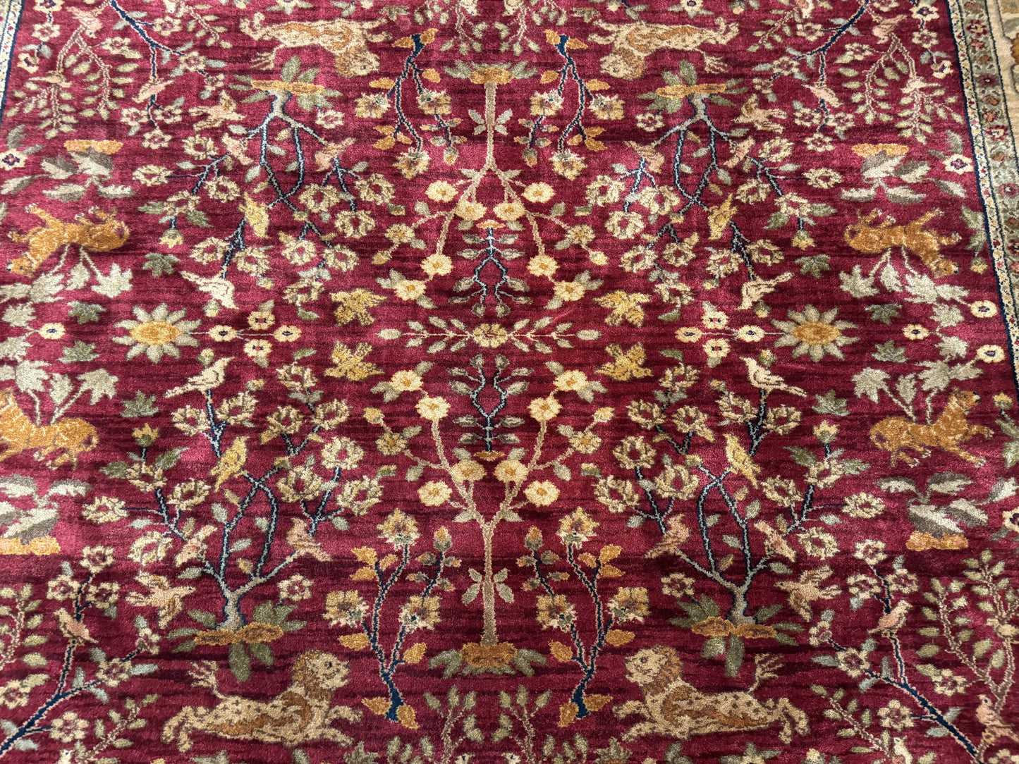 Karastan Rug 8.8 x 10, Antique Legends Emperor's Hunt 2200-204, Wool Vintage Discontinued Karastan - Nuvé