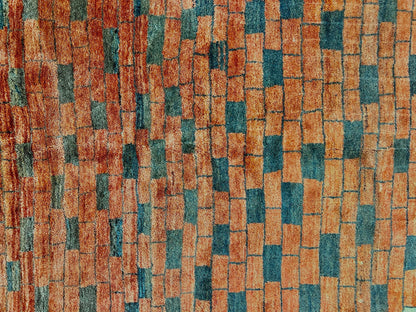 Persian Gabbeh Rug 6x8 ft, Wool Handmade Tribal Rug - Nuvé