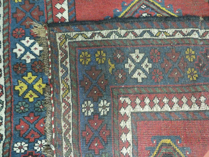 3' X 6' Antique 1920s Handmade Caucasian Karabagh Ganjeh Talesh Wool Rug Nice - Nuvé