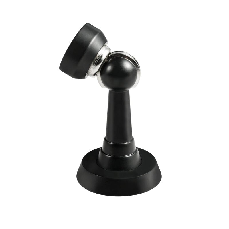 Black magnetic Figal door stop from Residence Supply, designed to hold doors open securely in home and garden spaces.