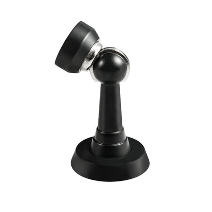 Black magnetic Figal door stop from Residence Supply, designed to hold doors open securely in home and garden spaces.