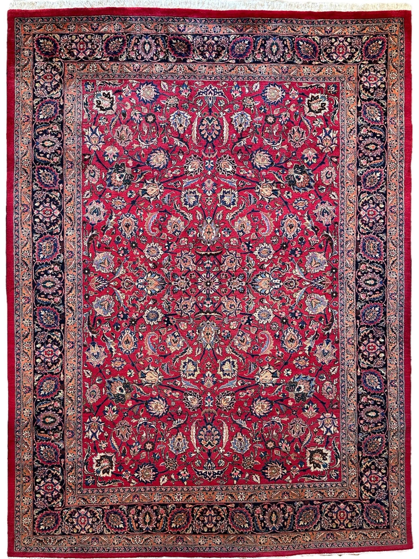 Fine Allover Persian Mashhad Rug 8’2”x11’6” - Nuvé