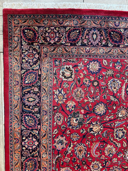 Fine Allover Persian Mashhad Rug 8’2”x11’6” - Nuvé