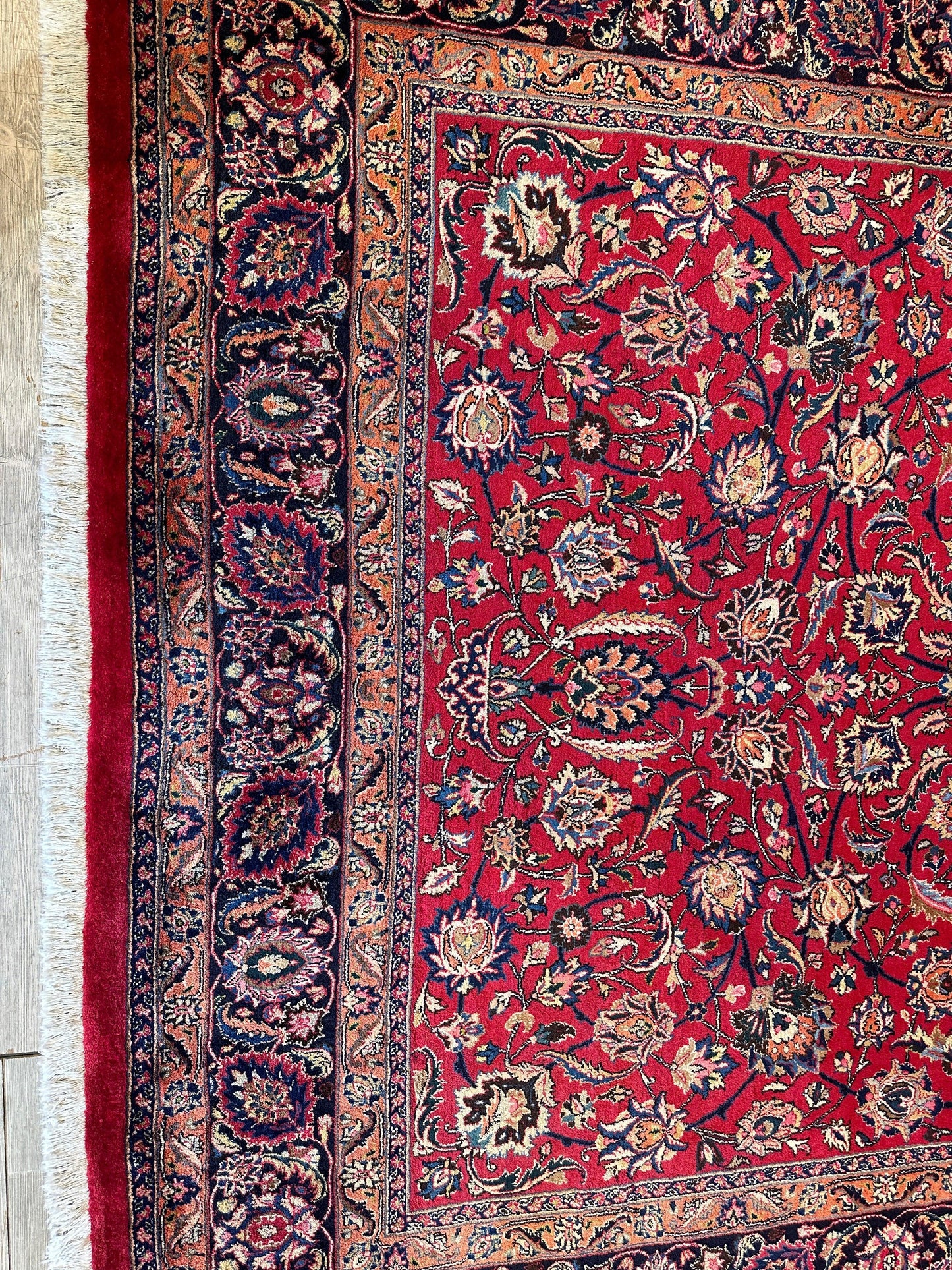 Fine Allover Persian Mashhad Rug 8’2”x11’6” - Nuvé