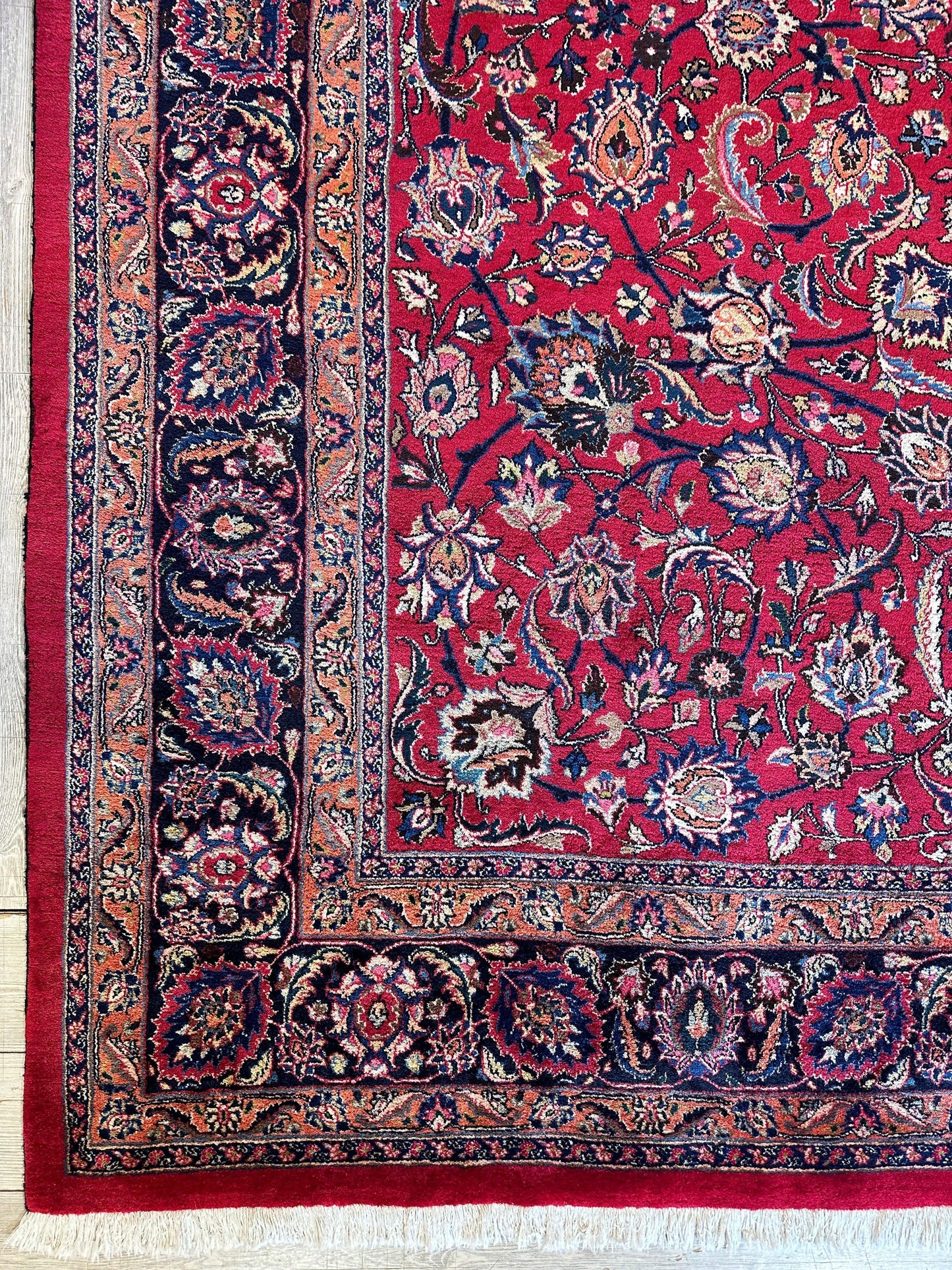 Fine Allover Persian Mashhad Rug 8’2”x11’6” - Nuvé