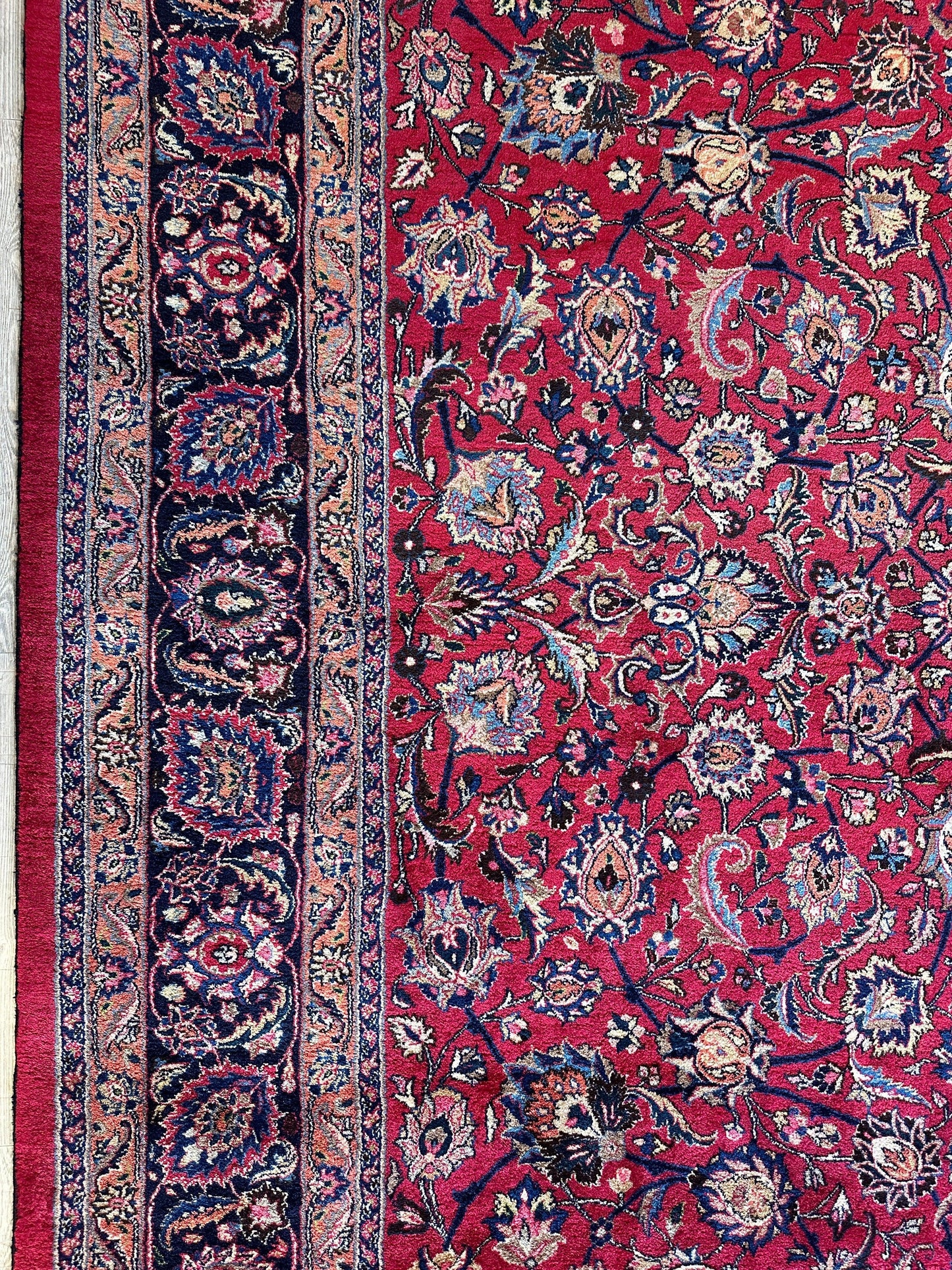 Fine Allover Persian Mashhad Rug 8’2”x11’6” - Nuvé