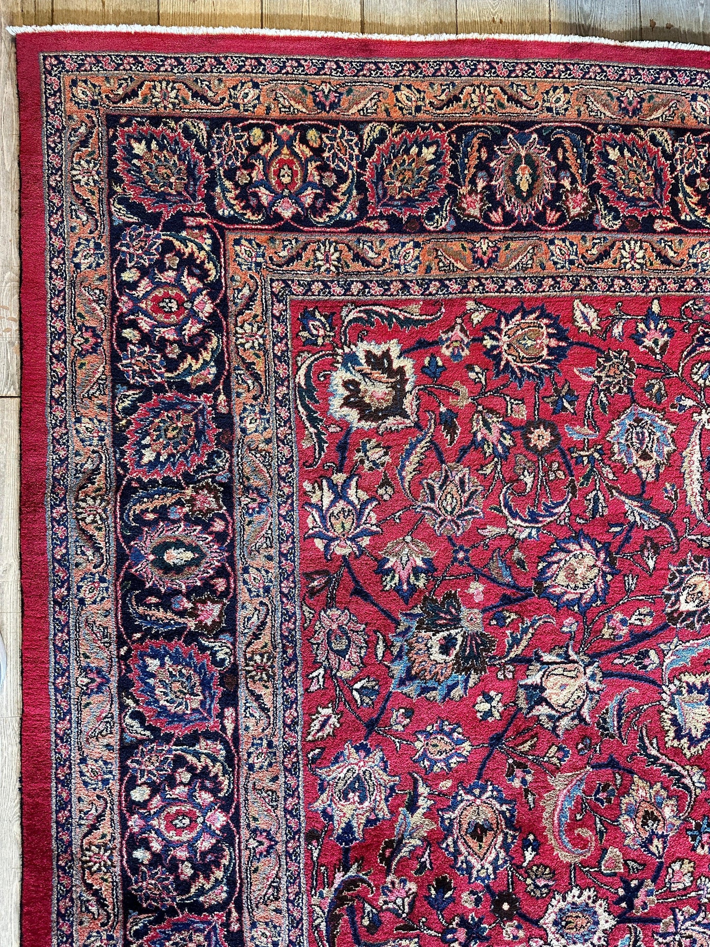 Fine Allover Persian Mashhad Rug 8’2”x11’6” - Nuvé