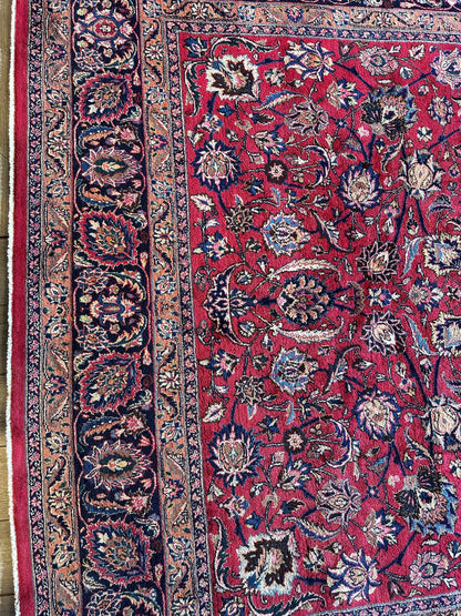Fine Allover Persian Mashhad Rug 8’2”x11’6” - Nuvé
