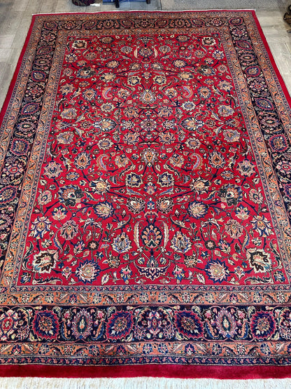 Fine Allover Persian Mashhad Rug 8’2”x11’6” - Nuvé