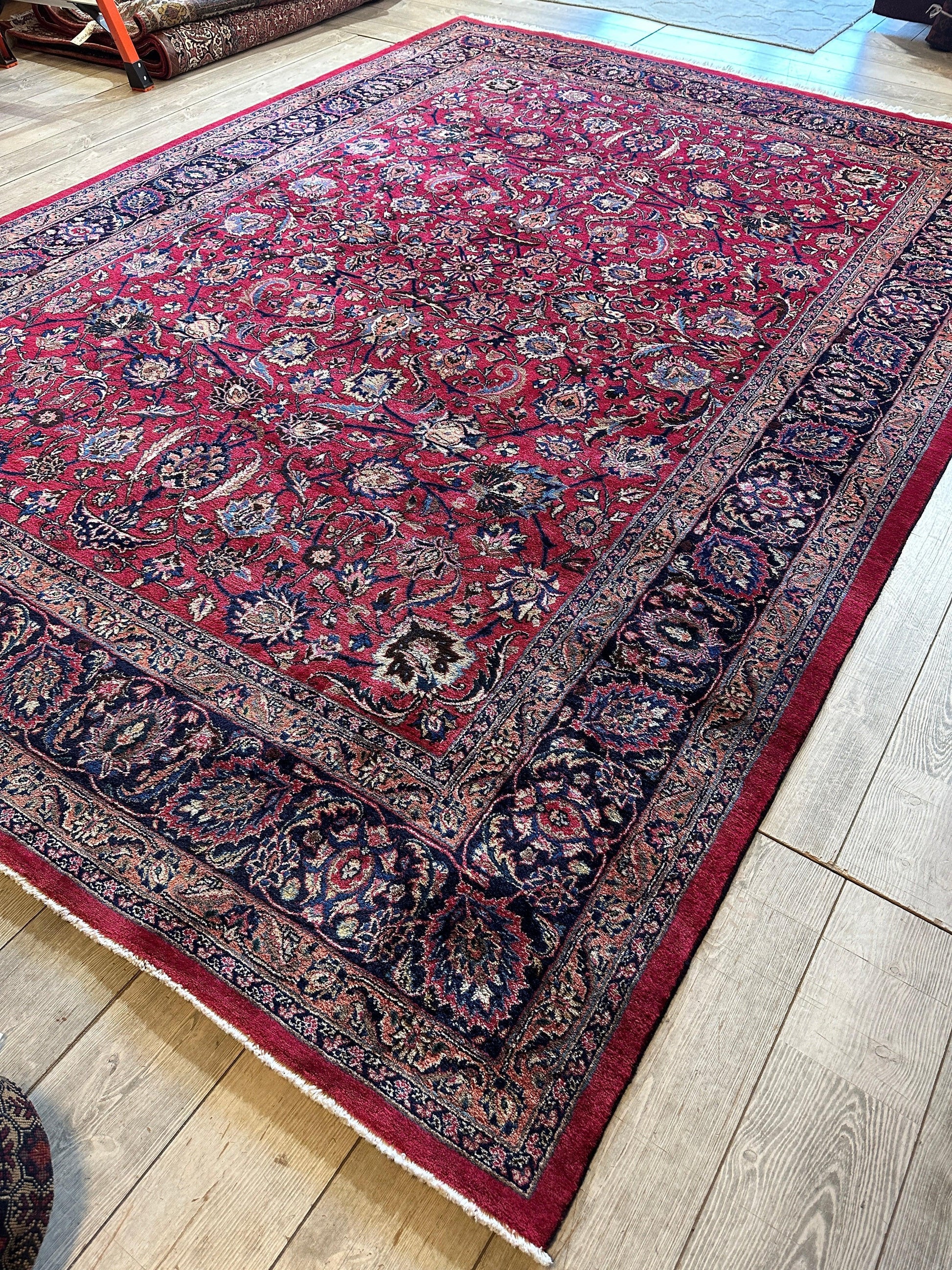 Fine Allover Persian Mashhad Rug 8’2”x11’6” - Nuvé