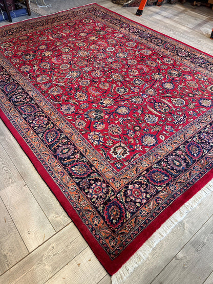 Fine Allover Persian Mashhad Rug 8’2”x11’6” - Nuvé