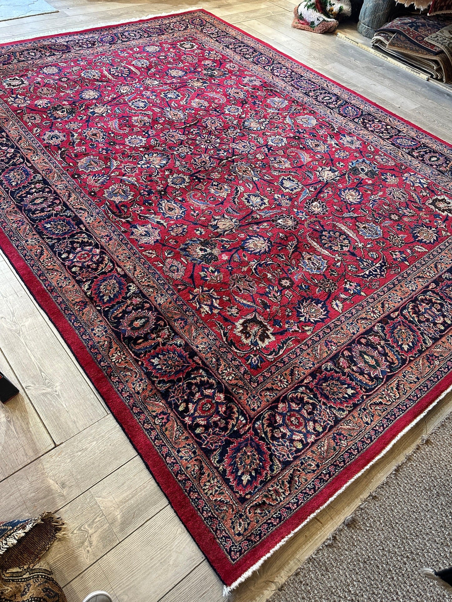 Fine Allover Persian Mashhad Rug 8’2”x11’6” - Nuvé