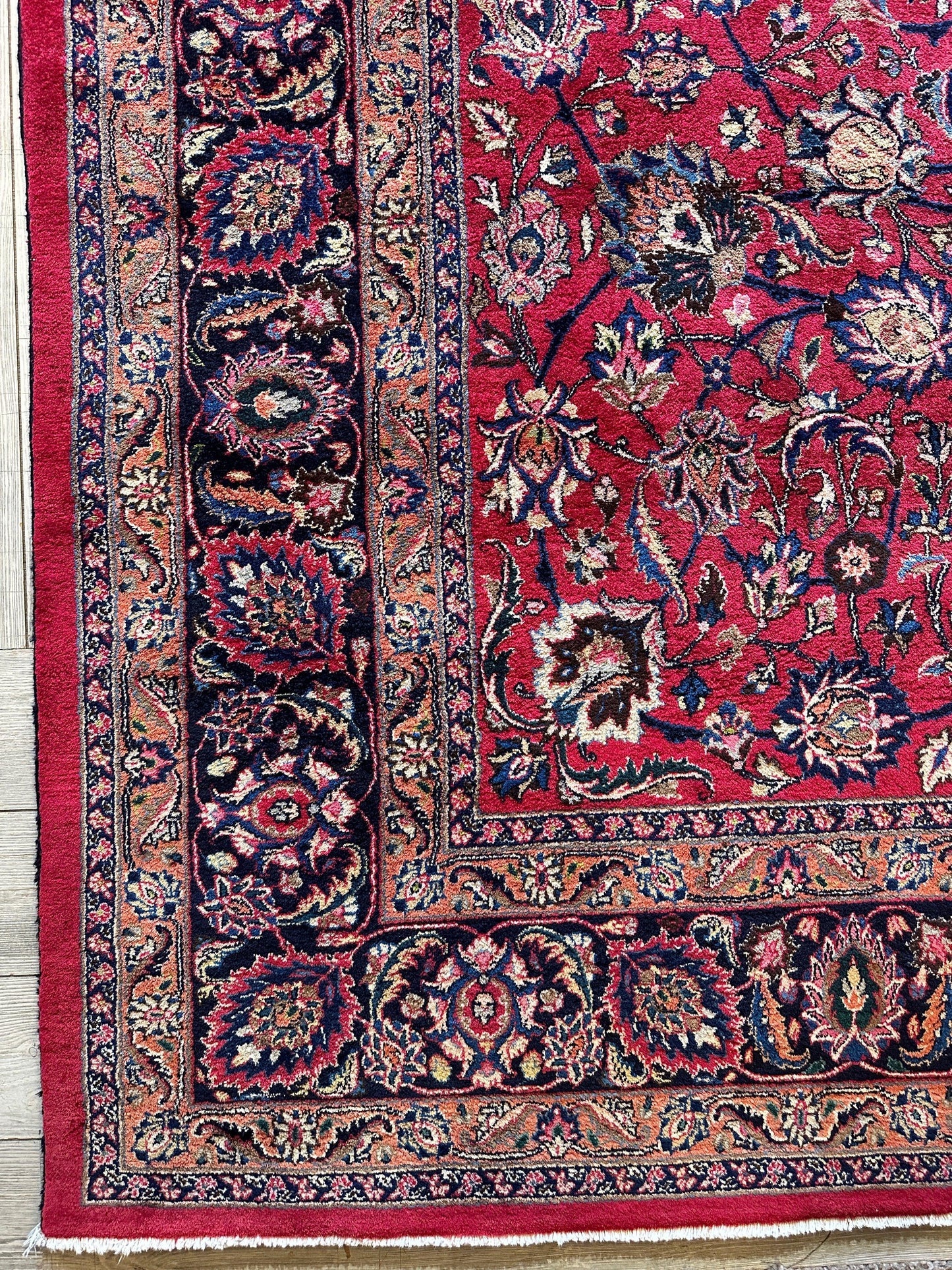 Fine Allover Persian Mashhad Rug 8’2”x11’6” - Nuvé
