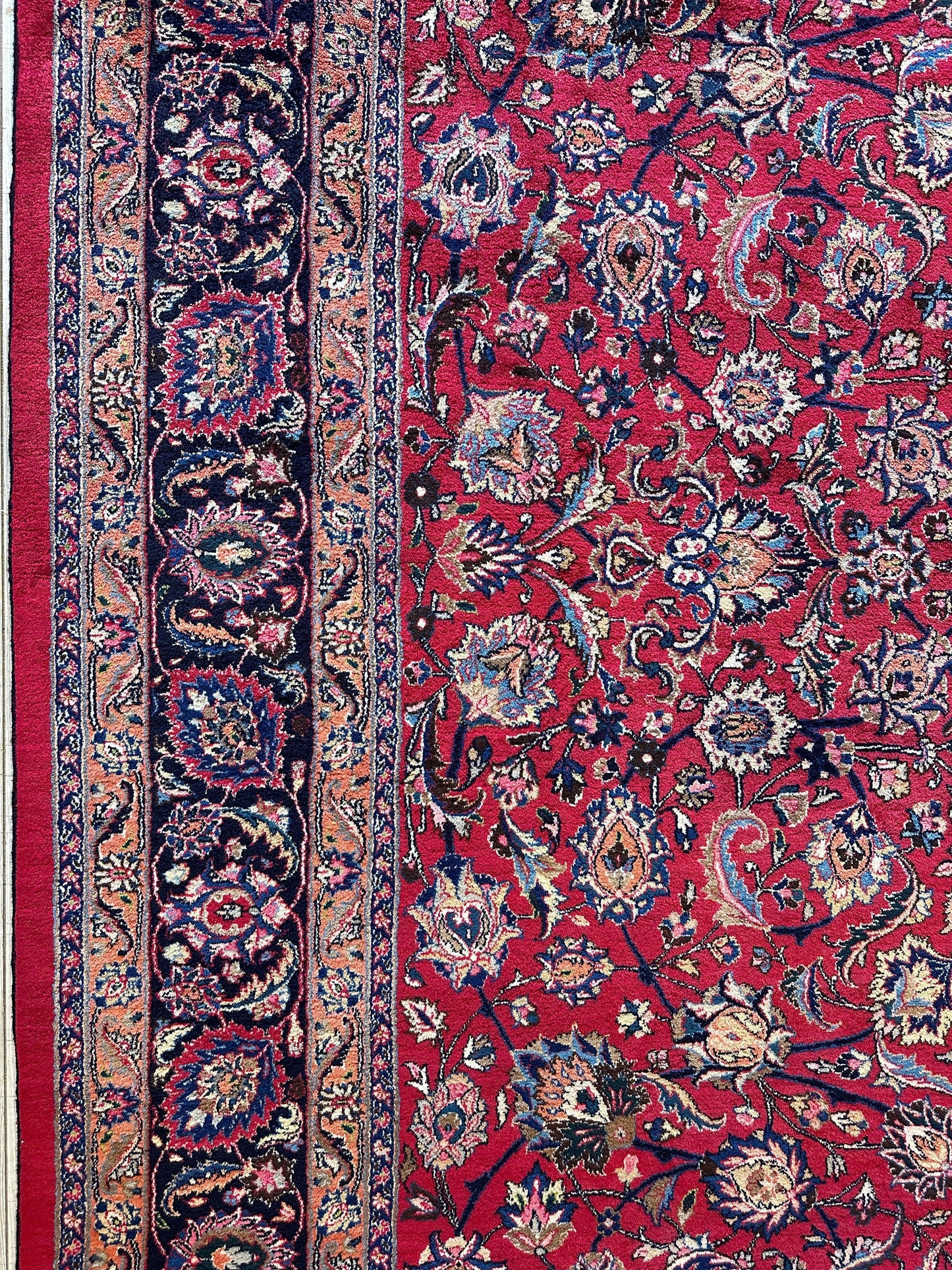 Fine Allover Persian Mashhad Rug 8’2”x11’6” - Nuvé