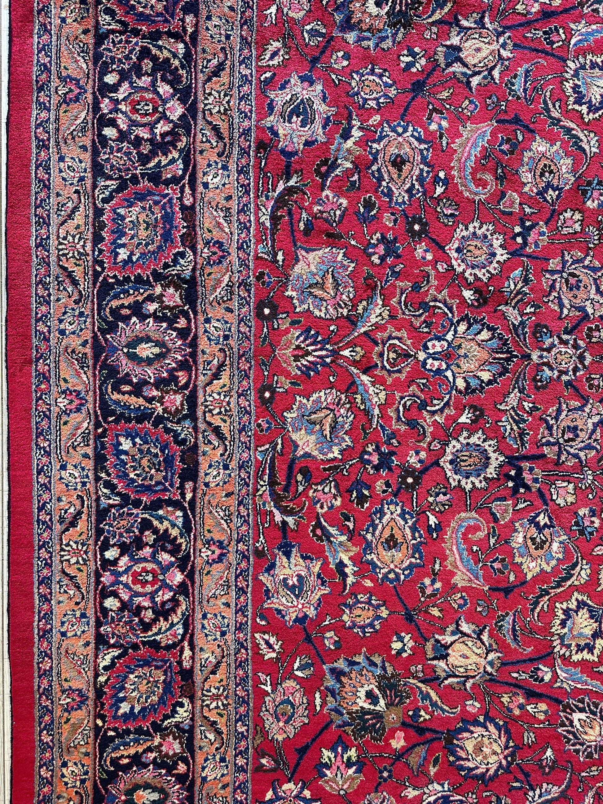 Fine Allover Persian Mashhad Rug 8’2”x11’6” - Nuvé