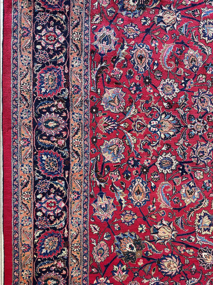 Fine Allover Persian Mashhad Rug 8’2”x11’6” - Nuvé