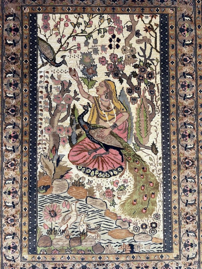 Fine Handmade Pictorial Rug 71'’ x 48'’ - Nuvé