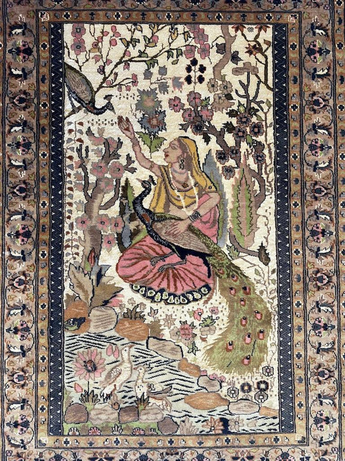 Fine Handmade Pictorial Rug 71'’ x 48'’ - Nuvé