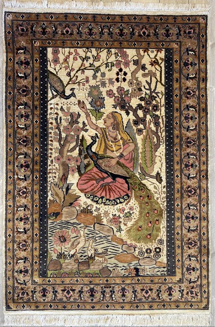 Fine Handmade Pictorial Rug 71'’ x 48'’ - Nuvé