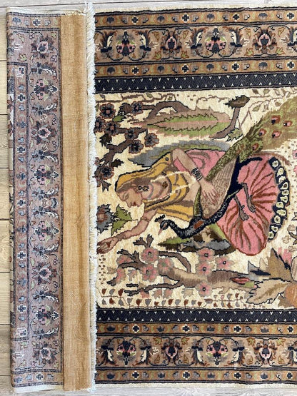 Fine Handmade Pictorial Rug 71'’ x 48'’ - Nuvé