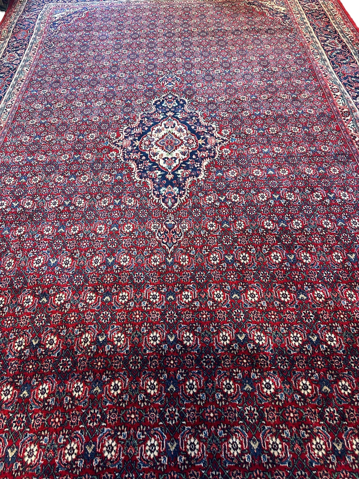 Fine Vintage Persian Mood Rug 8’7” x 14’1” - Nuvé