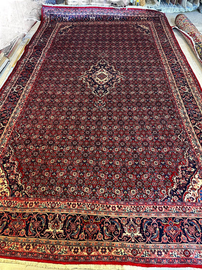 Fine Vintage Persian Mood Rug 8’7” x 14’1” - Nuvé