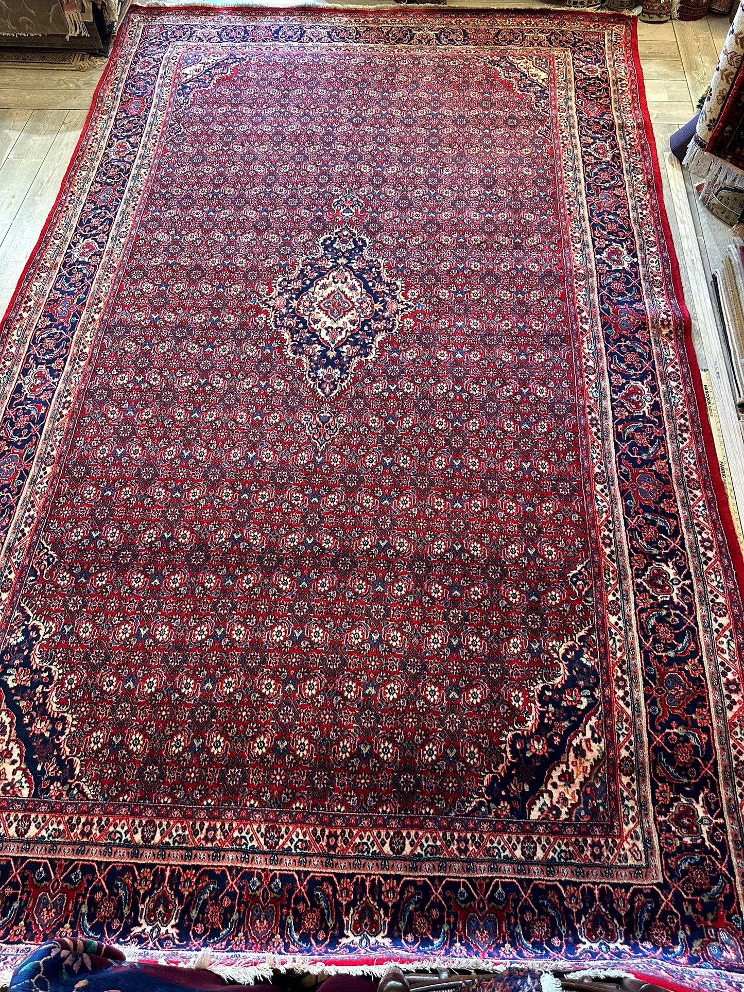 Fine Vintage Persian Mood Rug 8’7” x 14’1” - Nuvé