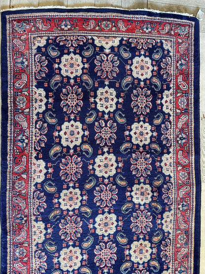 Fine Vintage Weramin Persian Runner / Area Rug 10'2'' x 4'3'' - Nuvé